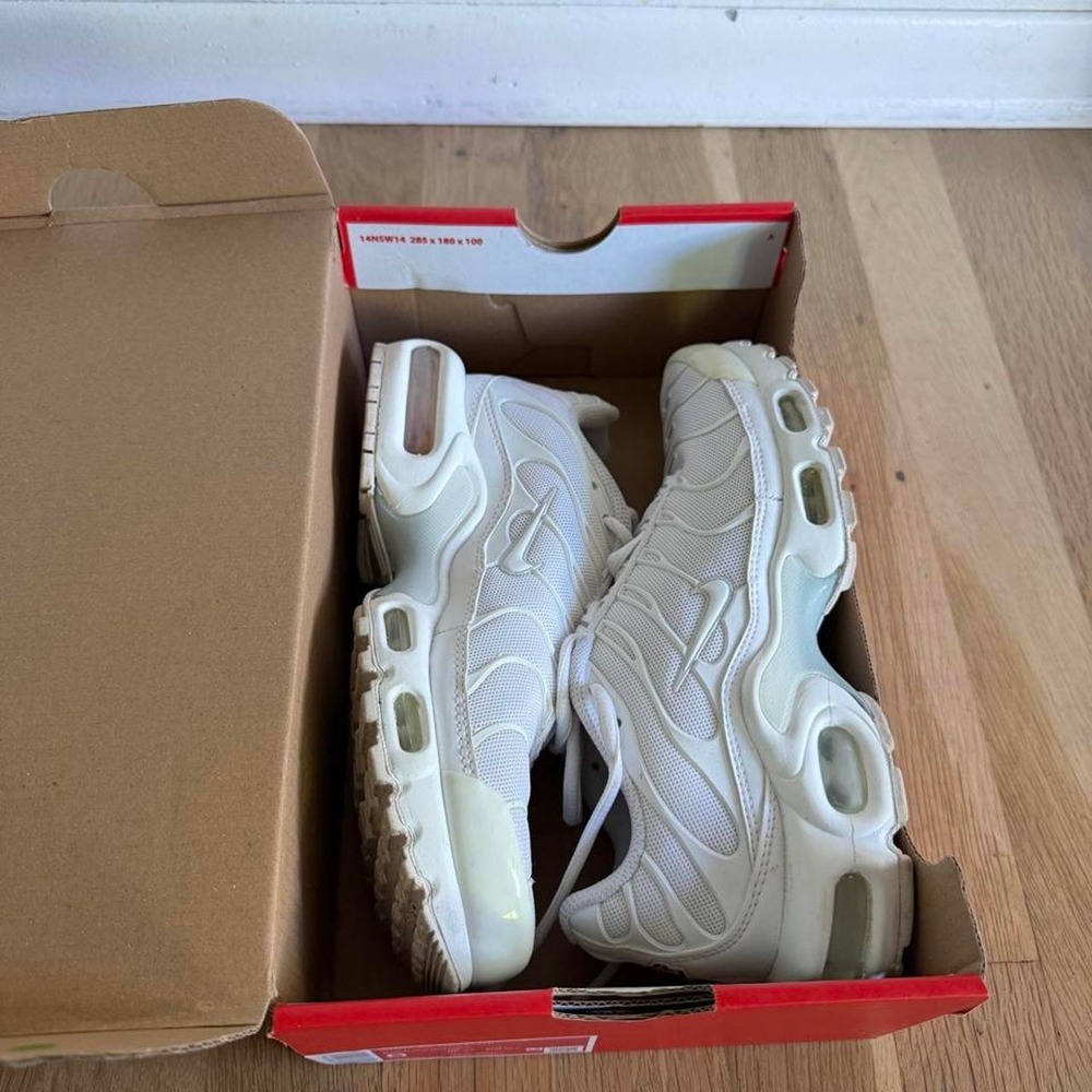 Nike Womens Air Max Plus white sneakers size US 6